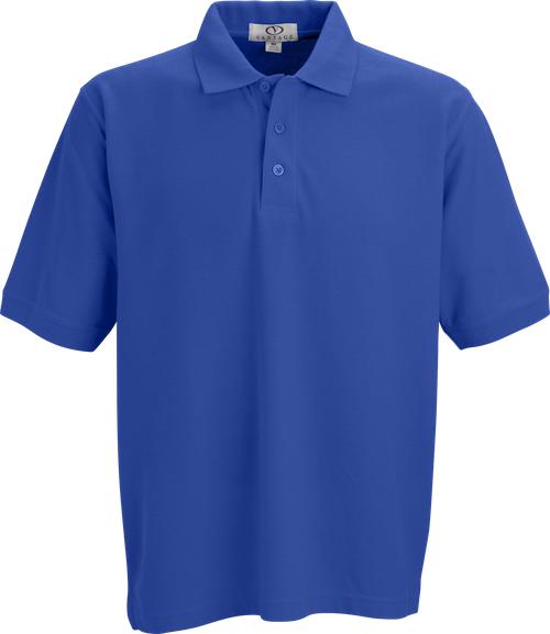 Vantage Soft-Blend Double-Tuck Pique Polo