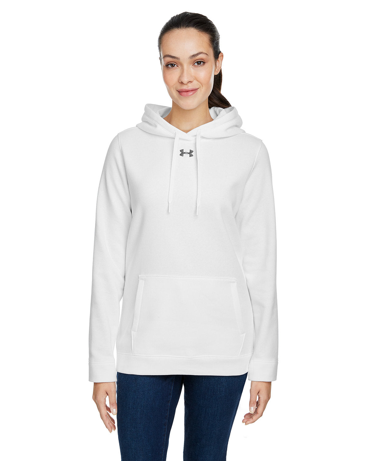 Under Armour Ladies Hustle Pullover Hooded Sweatshirt