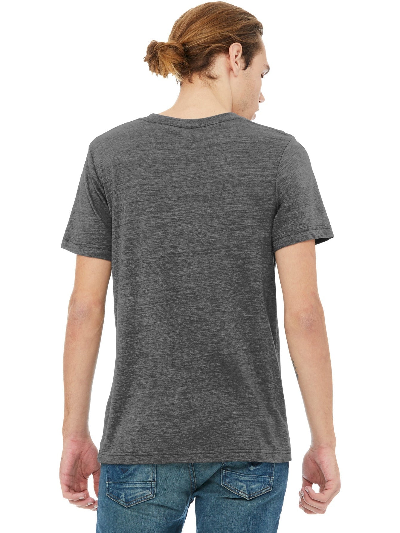 Bella+Canvas Unisex Textured Jersey V-Neck Tee