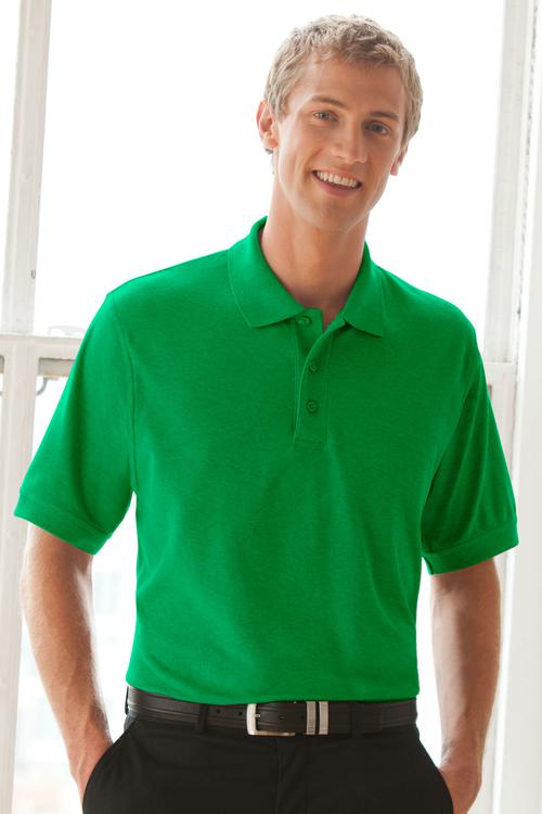 Vantage Soft-Blend Double-Tuck Pique Polo