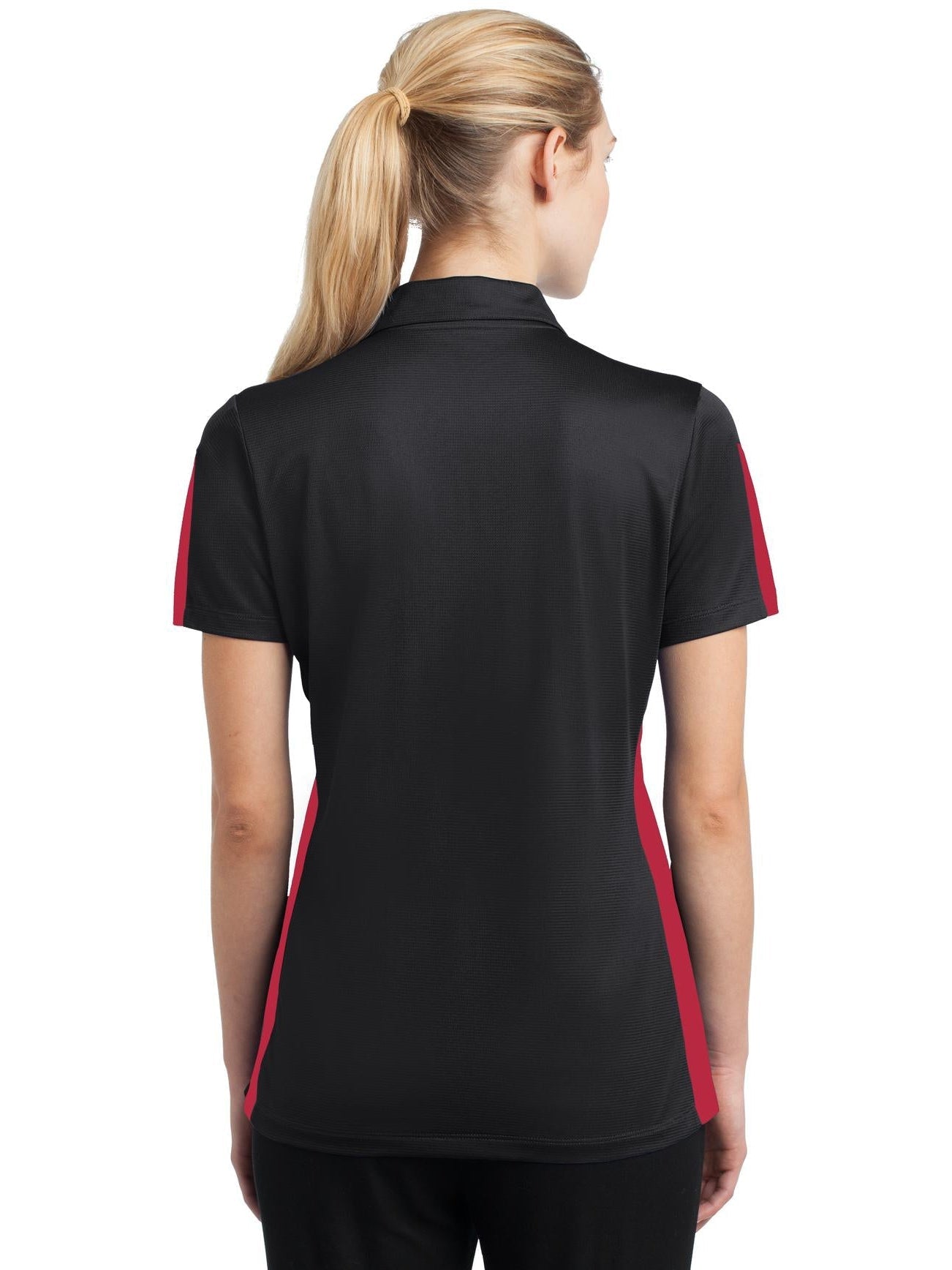 Sport-TekLadies PosiChargeActive Textured Colorblock Polo