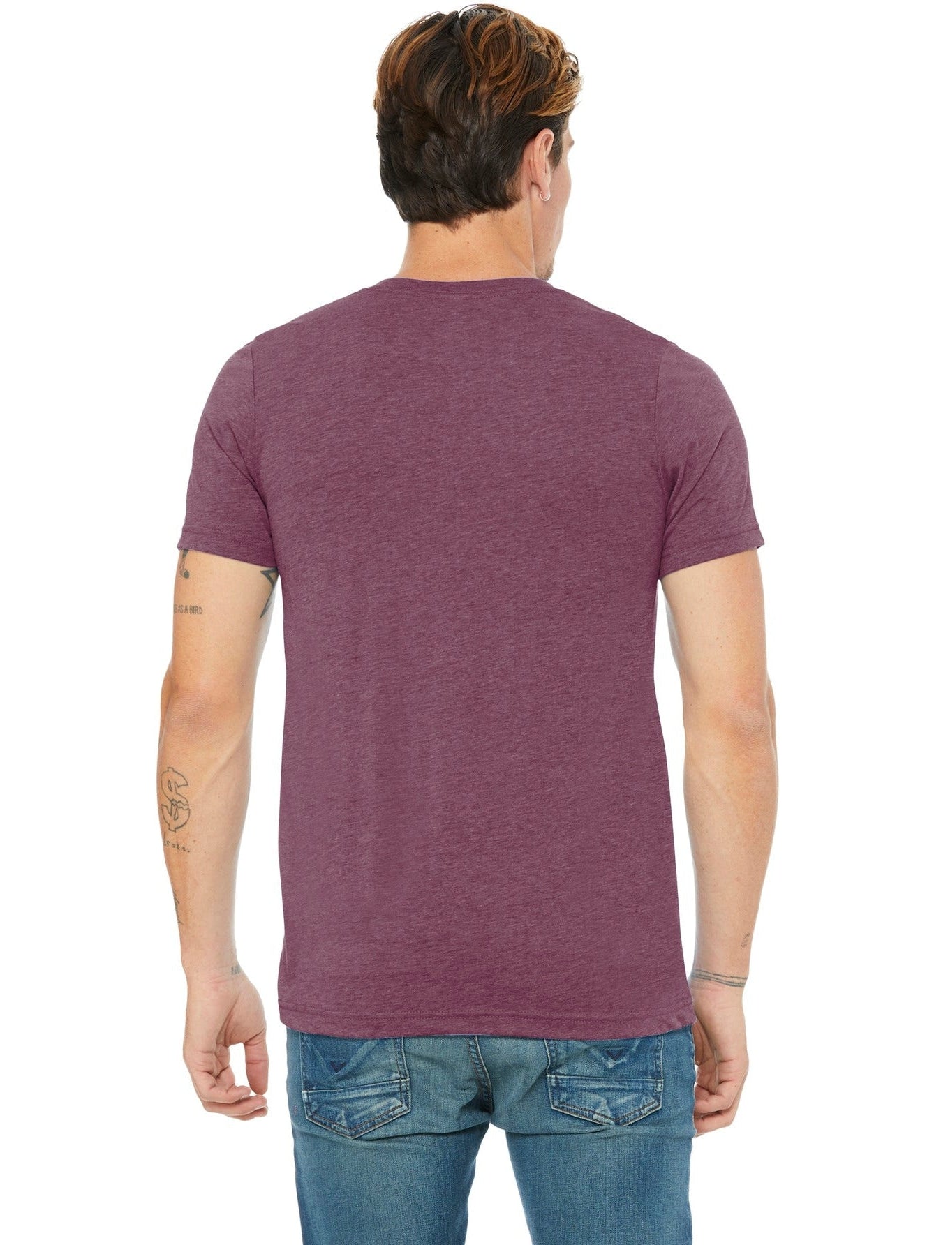 Bella+Canvas Unisex Triblend Short Sleeve V-Neck Tee