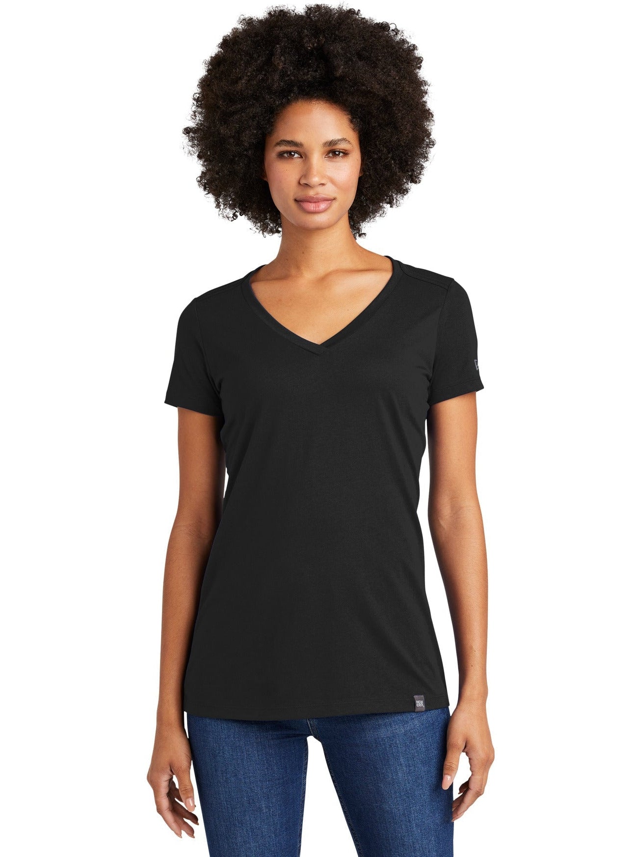 New EraLadies Heritage Blend V-Neck Tee