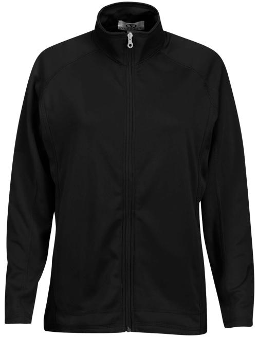 Vantage Ladies Brushed Back Micro-Fleece Full-Zip Jacket