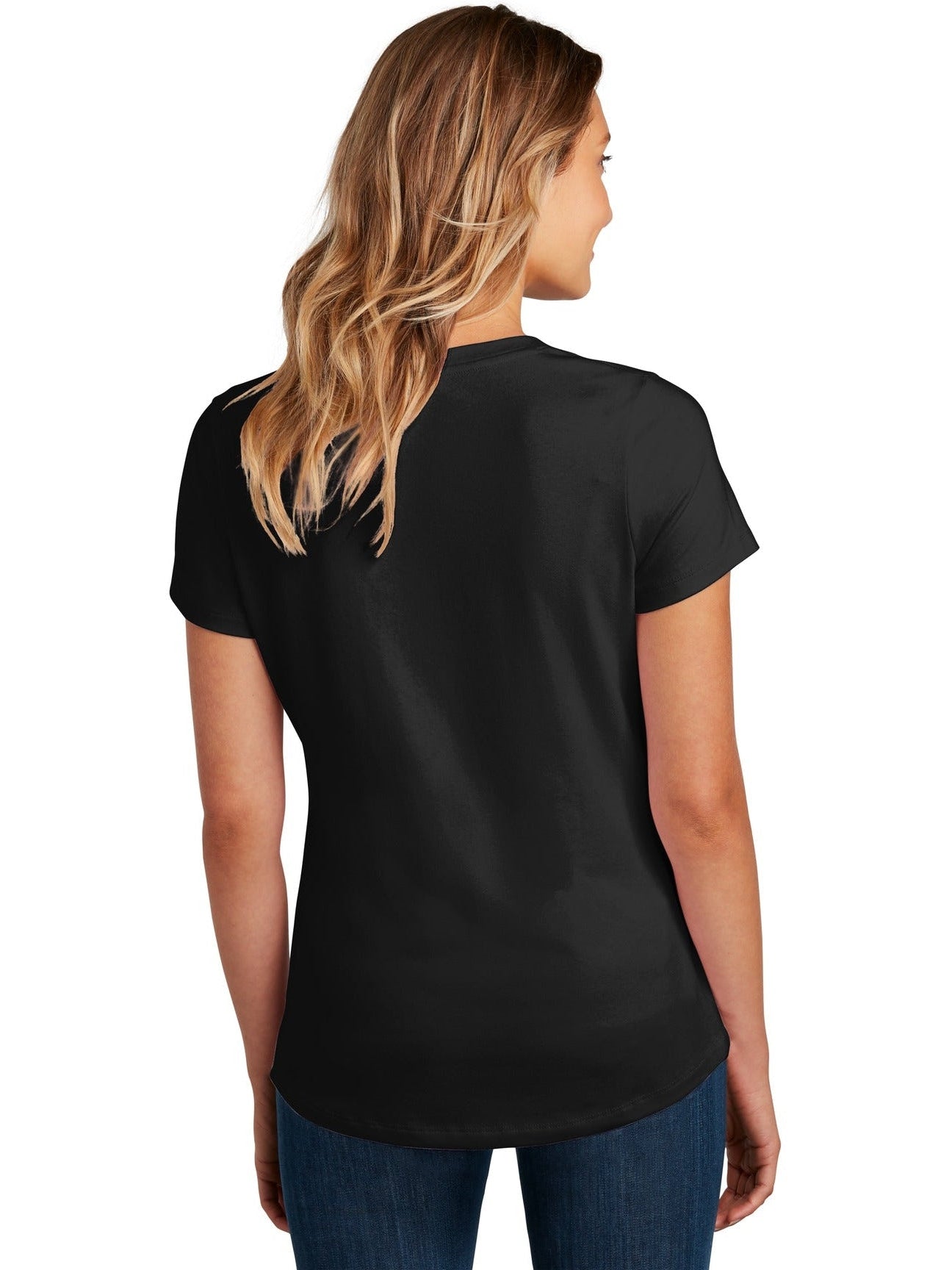 District Ladies Flex Scoop Neck Tee