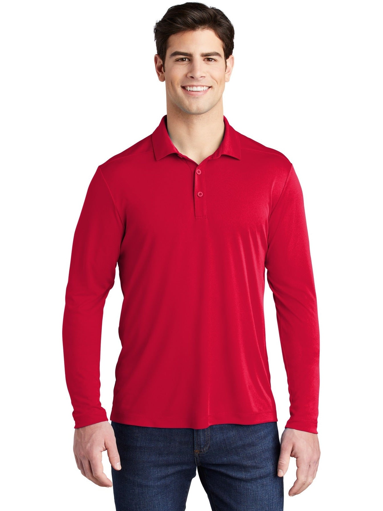 OUTLET-Sport-TekPosi-UV Pro Long Sleeve Polo