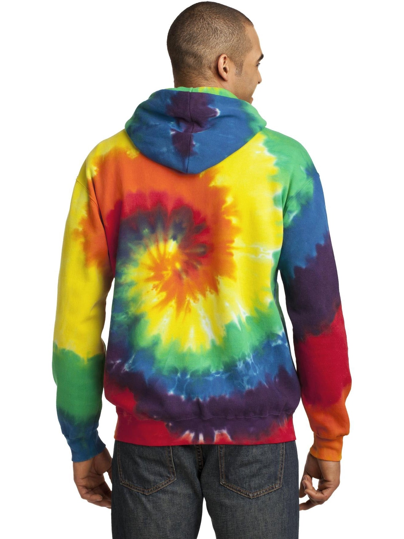 Port & Company Tie-Dye Pullover Hooded Sweatshirt