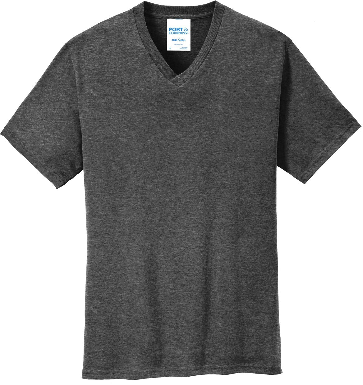 Port & Company Core Cotton V-Neck Tee