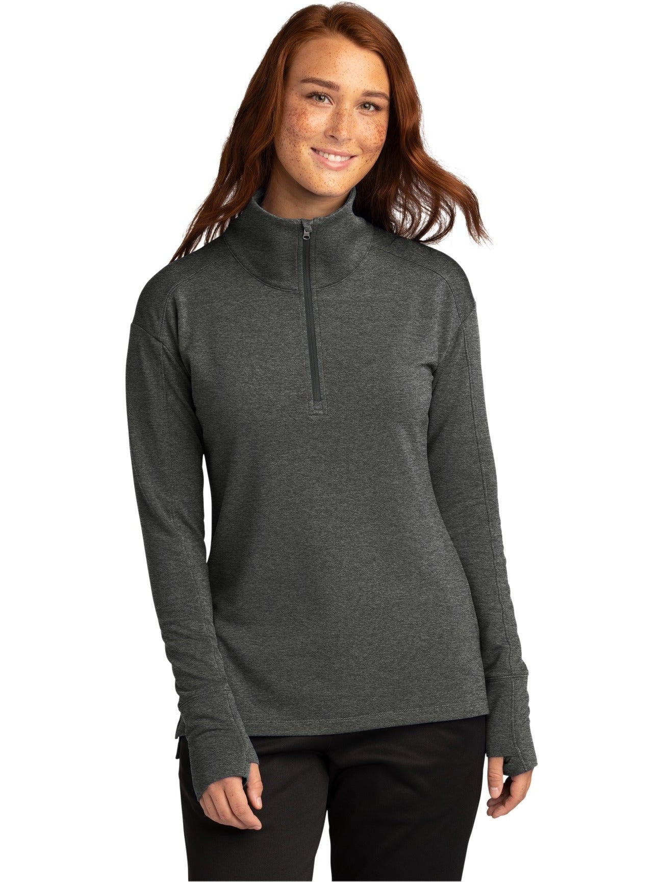 Sport-Tek Ladies Sport-Wick Flex Fleece 1/4-Zip