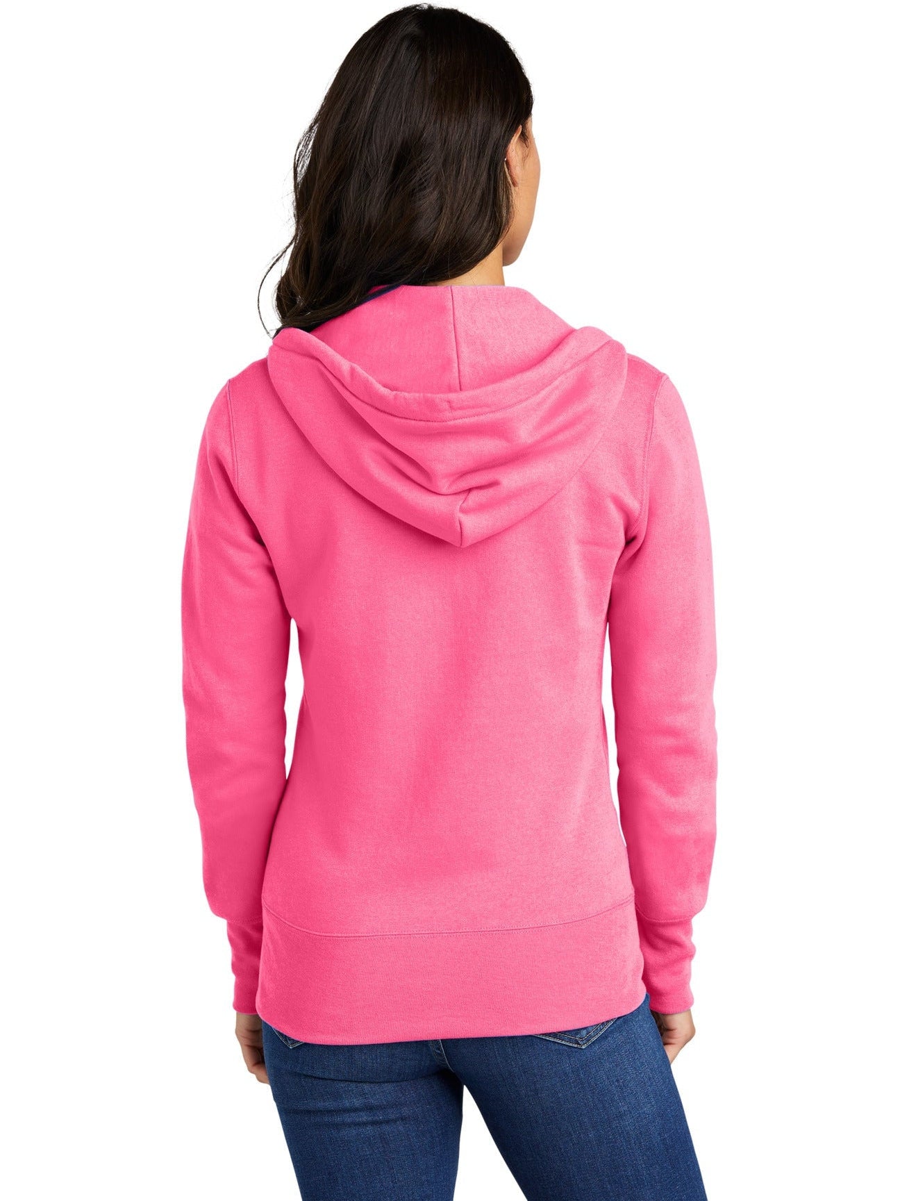 Port & Company Ladies Core Fleece Full-Zip Hooded Sweatshirt