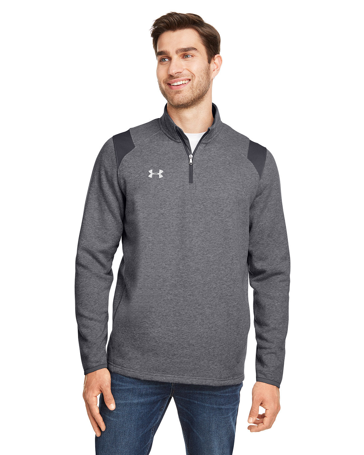 Under Armour Hustle Quarter-Zip Pullover Sweatshirt