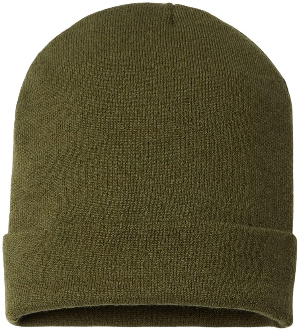 Cap America USA-Made Off Center Patriotic Cuffed Beanie