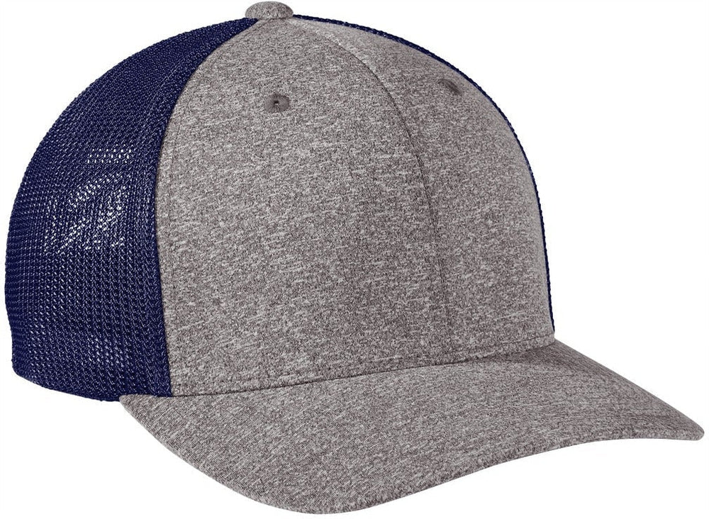 Port Authority Flexfit Melange Mesh Back Trucker Cap