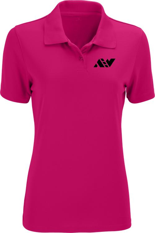 Vansport Ladies Omega Solid Mesh Tech Polo