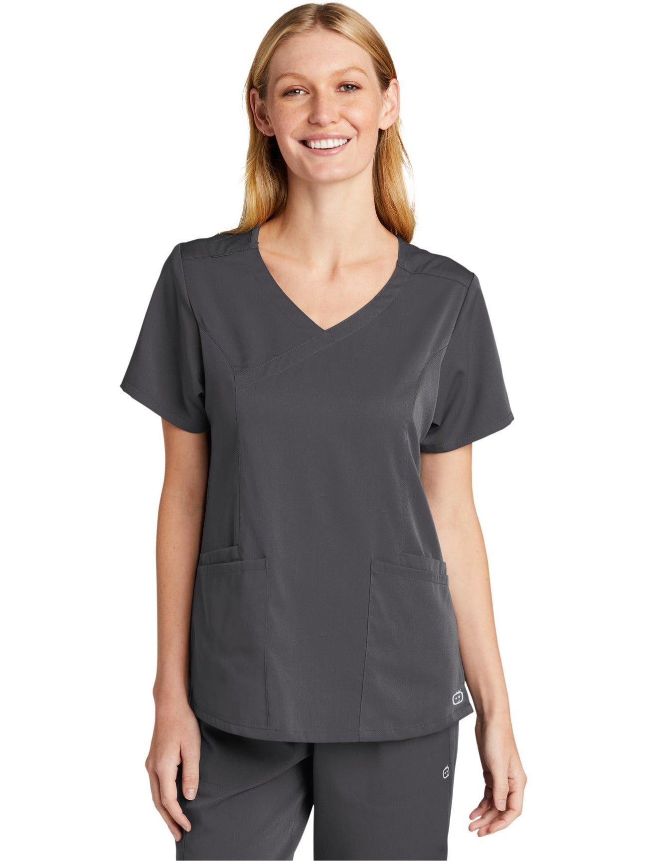 WonderWink Ladies Premiere Flex Mock Wrap Top