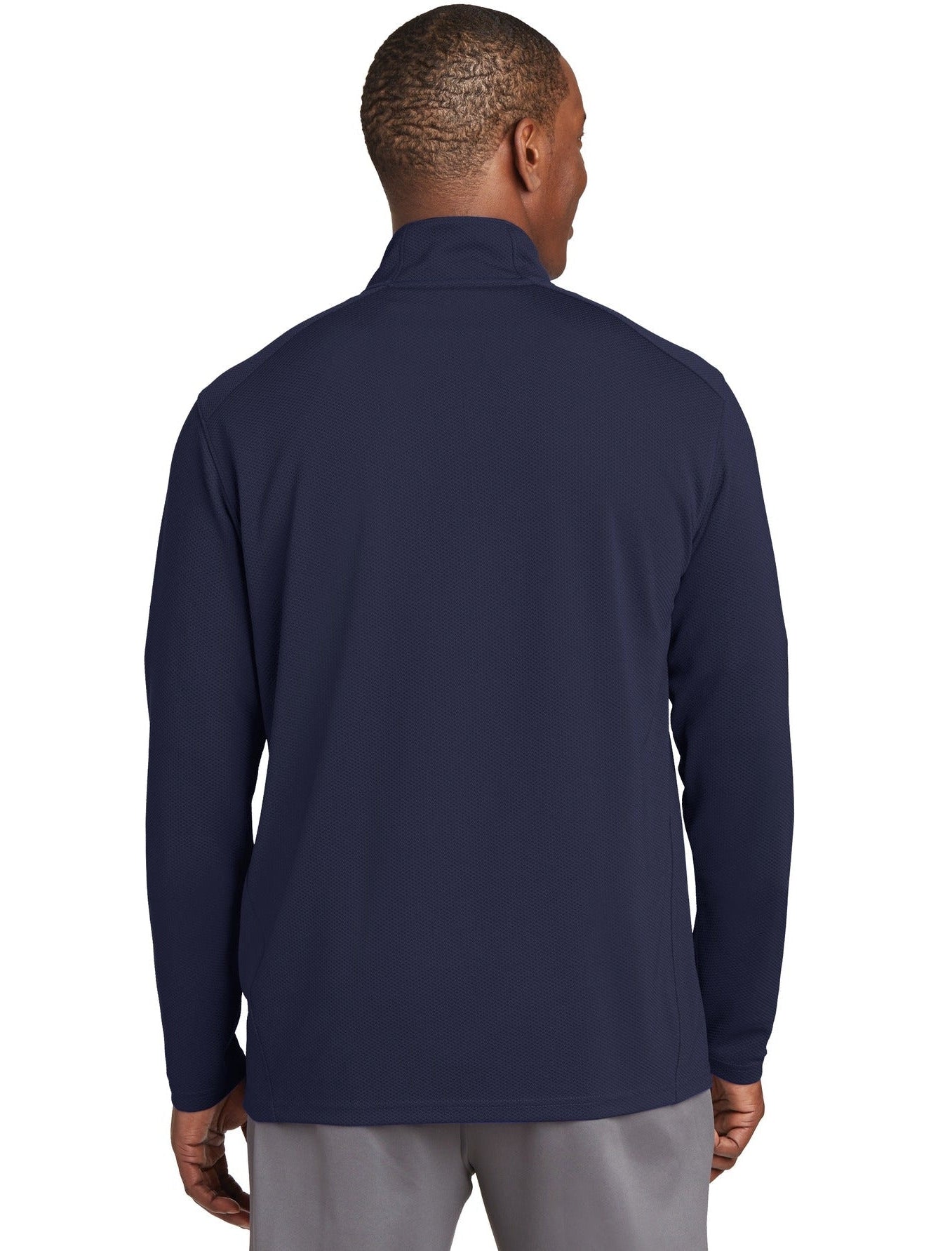 Sport-Tek Sport-Wick Textured 1/4-Zip Pullover