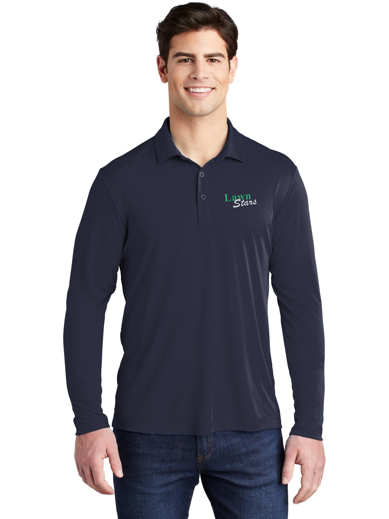 OUTLET-Sport-TekPosi-UV Pro Long Sleeve Polo