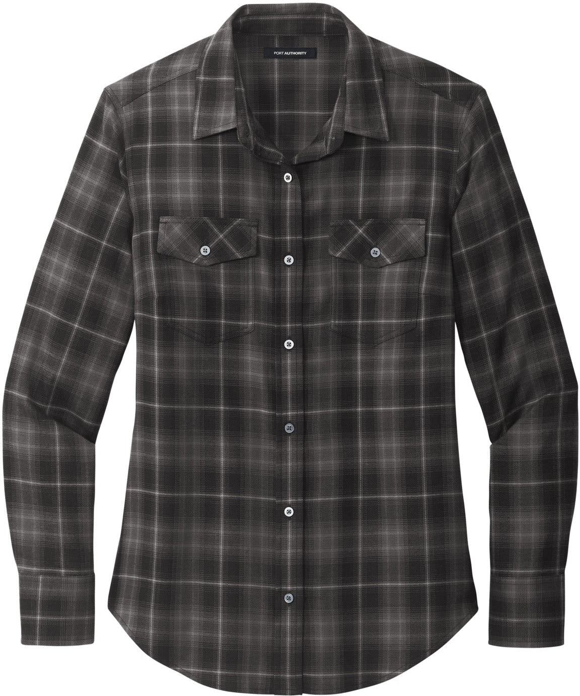 Port AuthorityLadies Long Sleeve Ombre Plaid Shirt