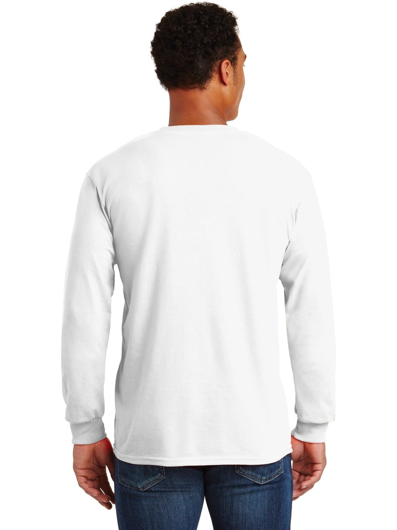 OUTLET-Gildan Ultra Cotton100% Cotton Long Sleeve T-Shirt with Pocket