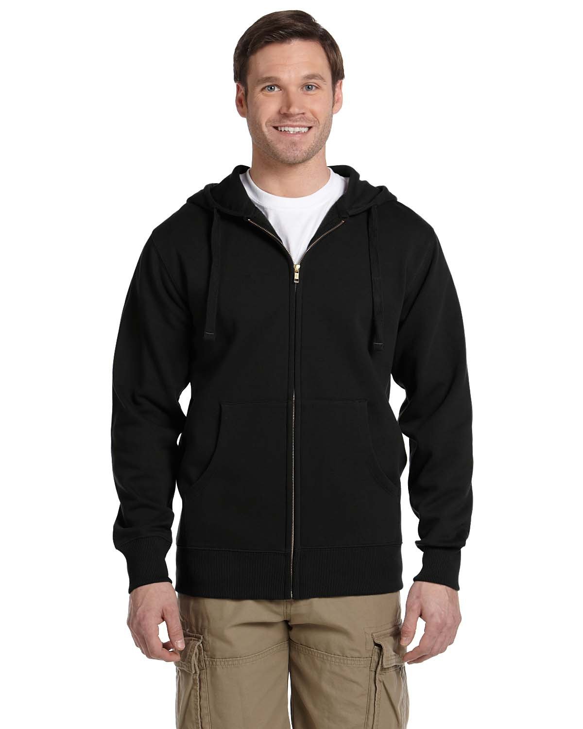 econscious 9 oz. Organic/Recycled Full-Zip Hood