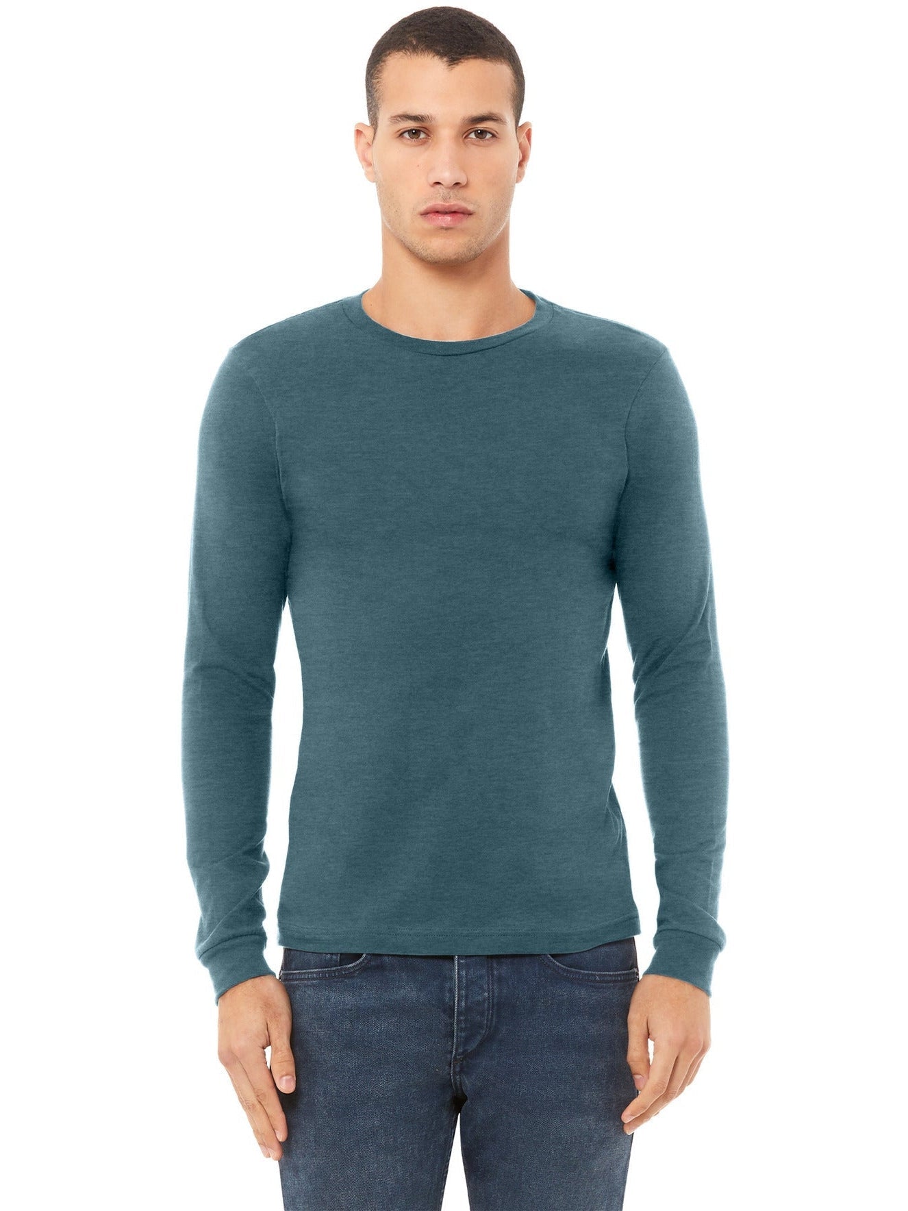 Bella+Canvas Unisex Heather CVC Long Sleeve Tee