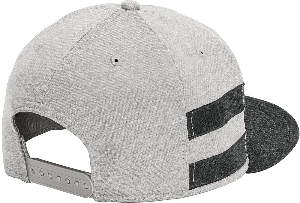 New EraShadow Heather Striped Flat Bill Snapback Cap