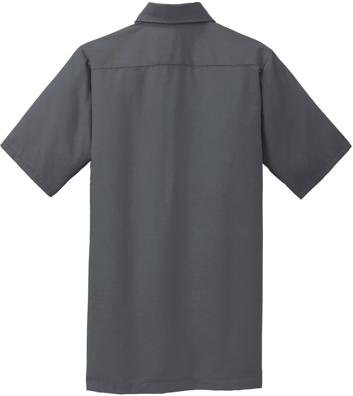 Red KapShort Sleeve Solid Ripstop Shirt