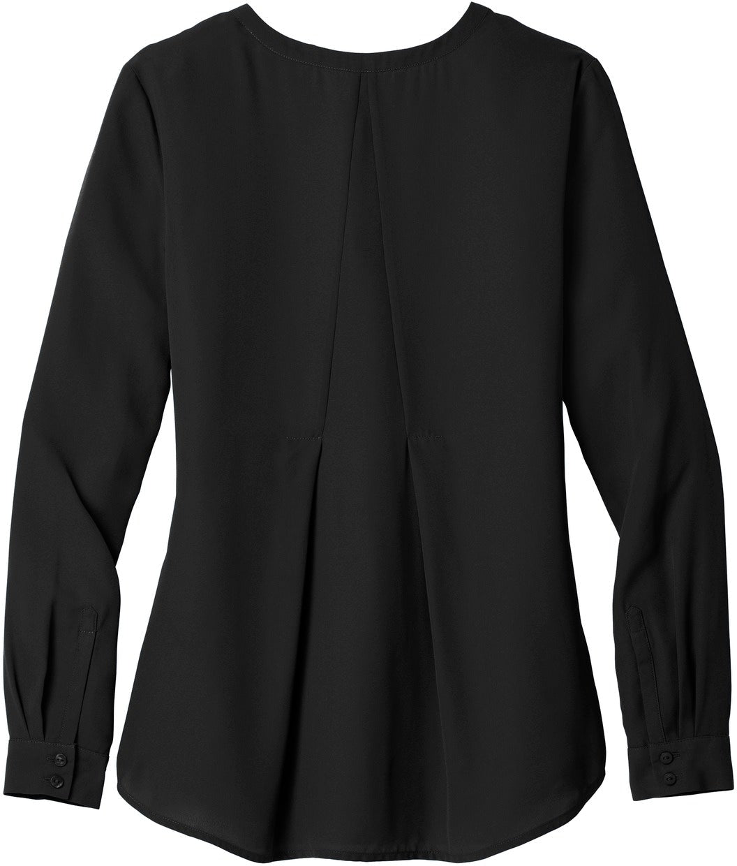 Port Authority Ladies Long Sleeve Button-Front Blouse