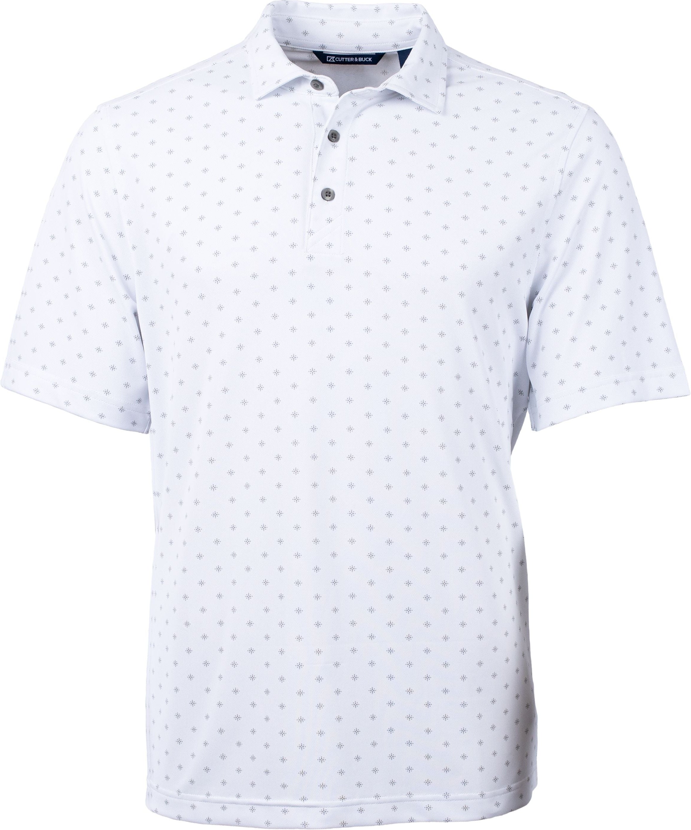 Cutter & Buck Virtue Eco Pique Tile Print Polo