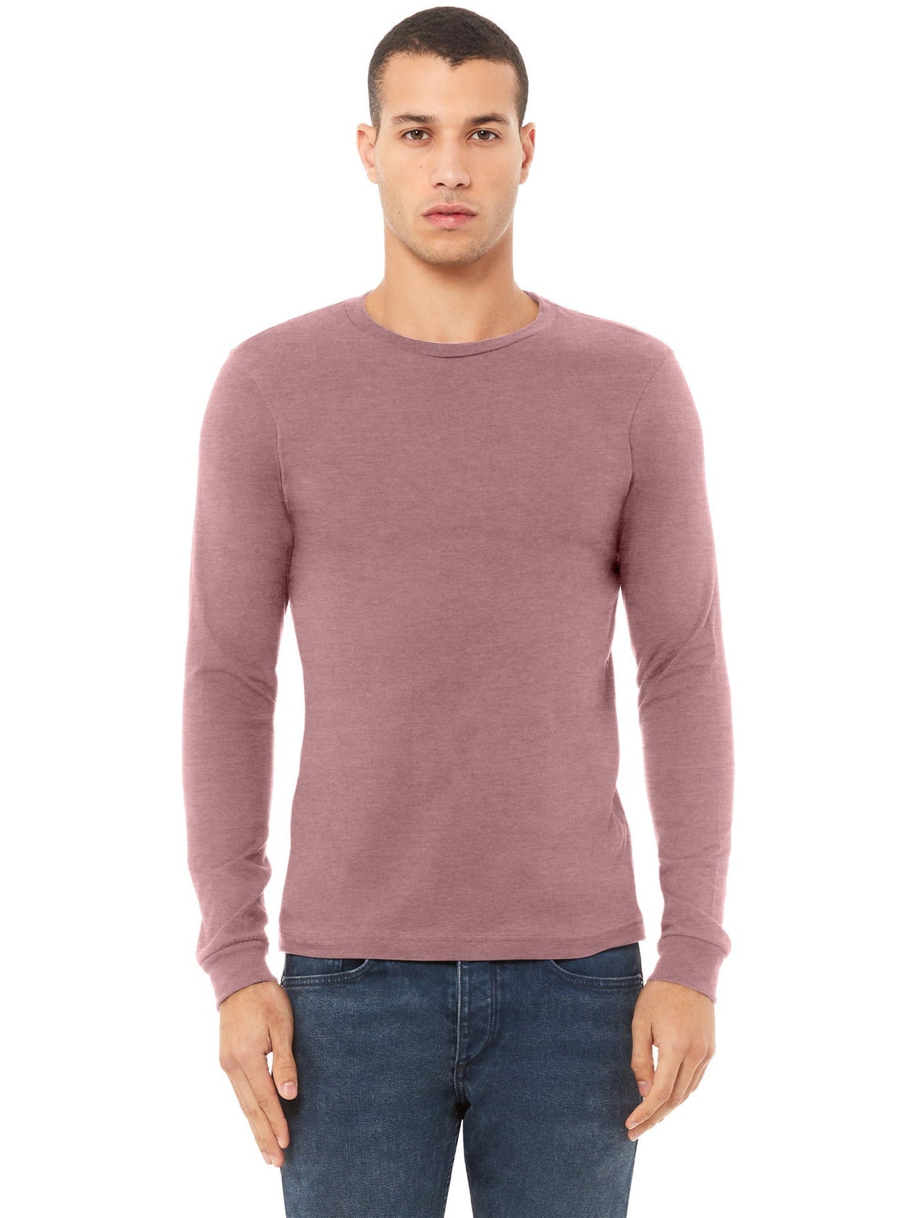 Bella+Canvas Unisex Heather CVC Long Sleeve Tee