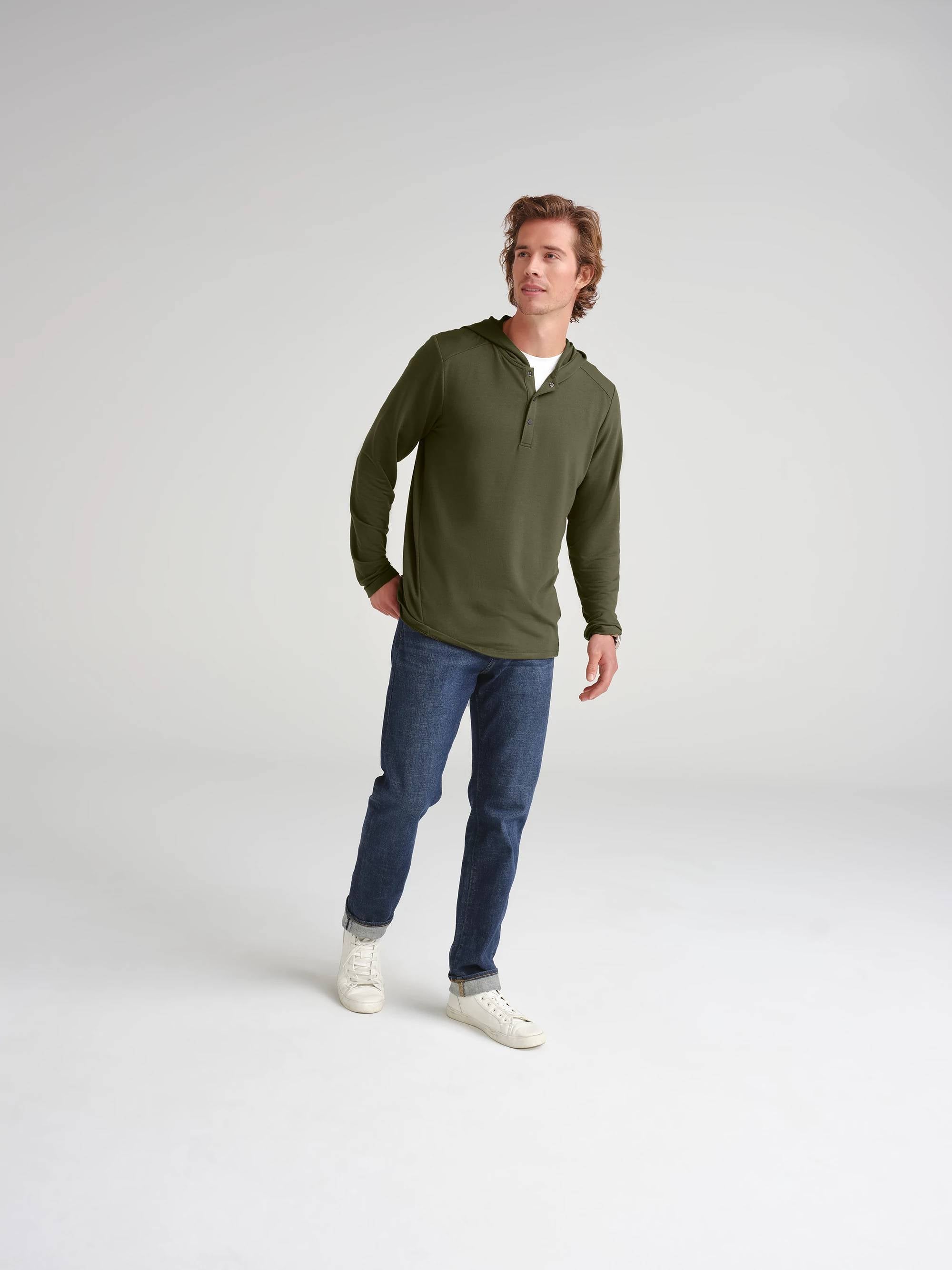 OGIO Luuma Flex Hooded Henley