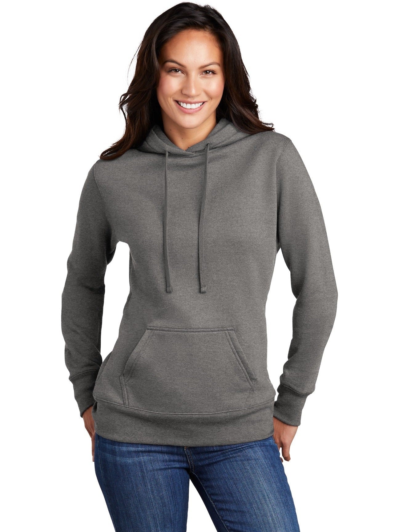 Port & Company Ladies Core Fleece Pullover Hooded Sweatshirt