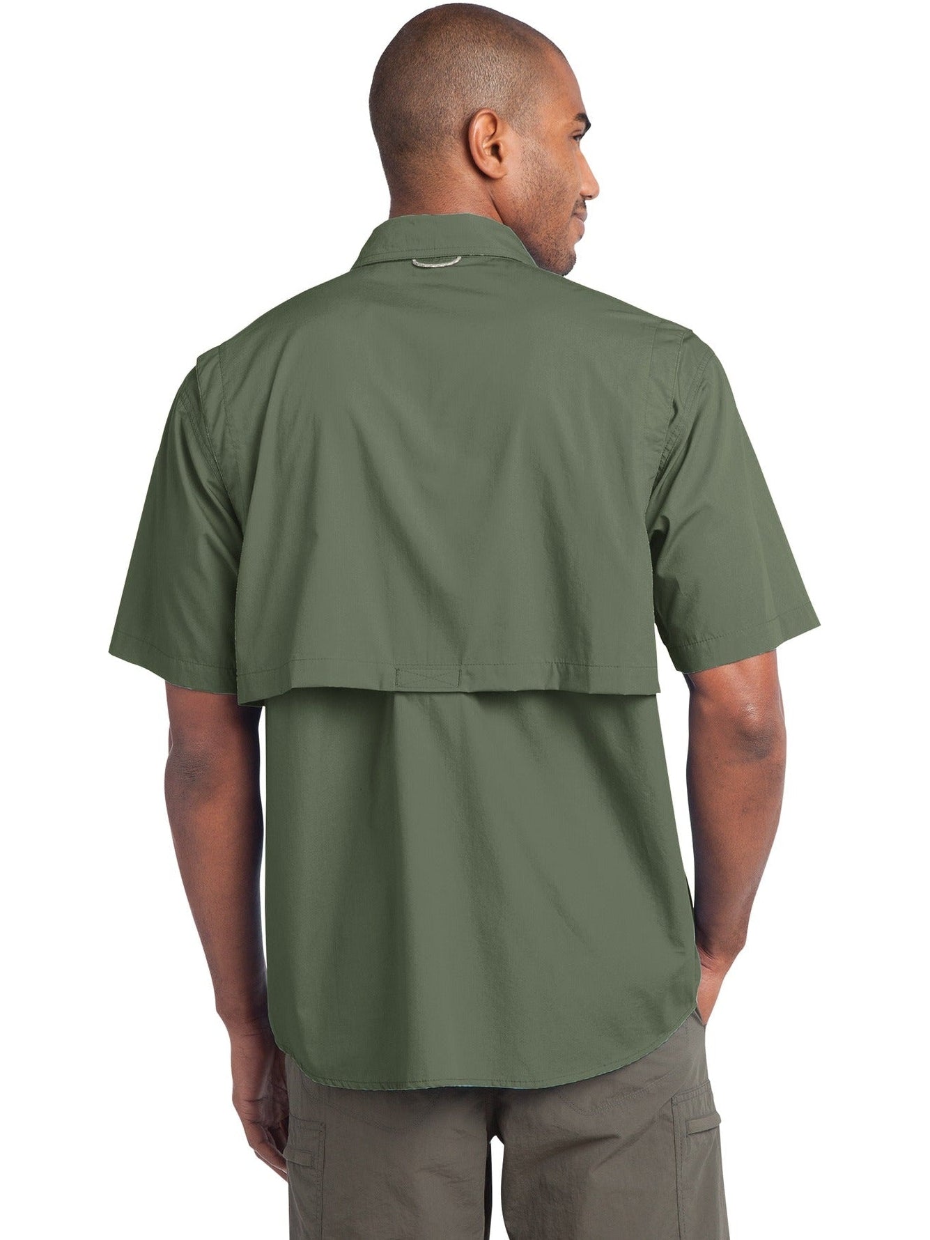 Eddie Bauer Short Sleeve Fishing Shirt