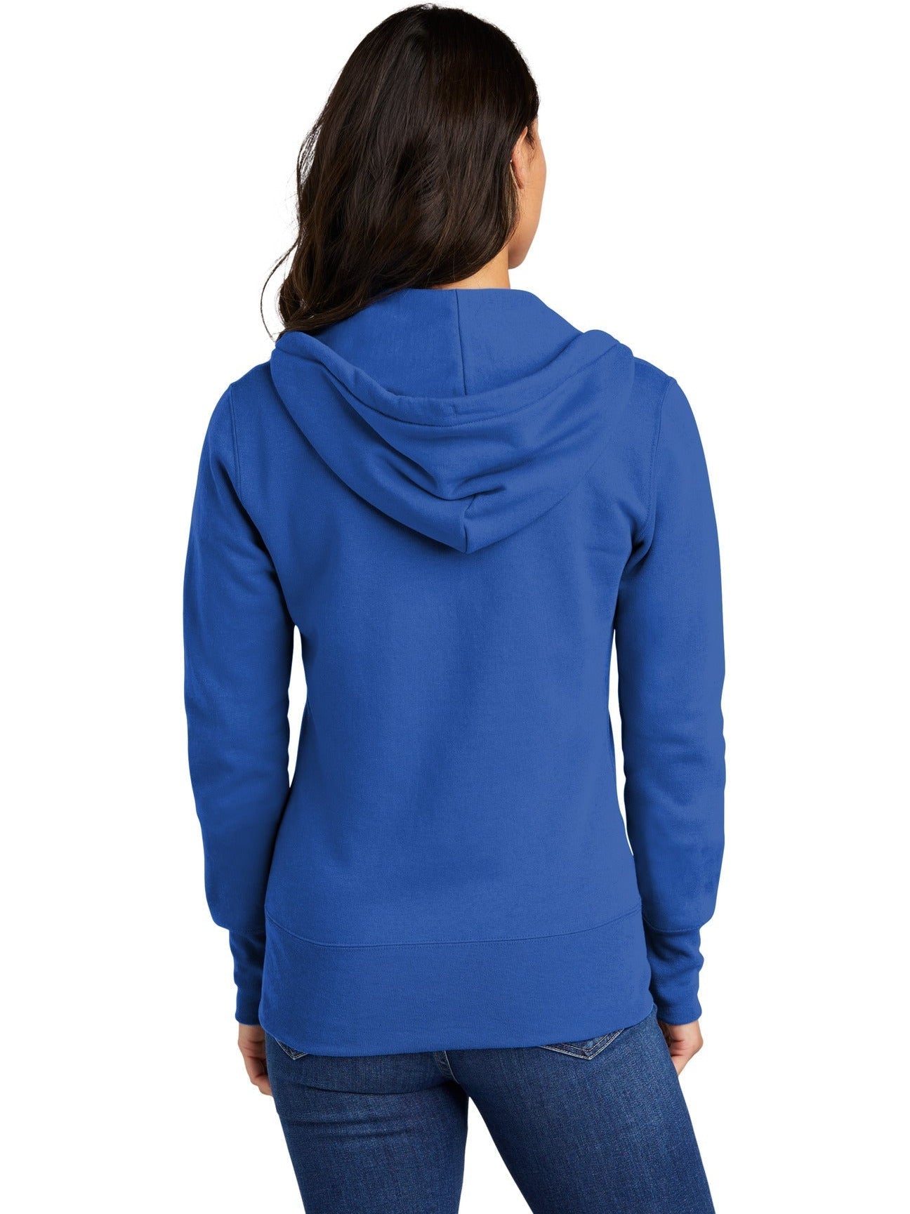 Port & Company Ladies Core Fleece Full-Zip Hooded Sweatshirt