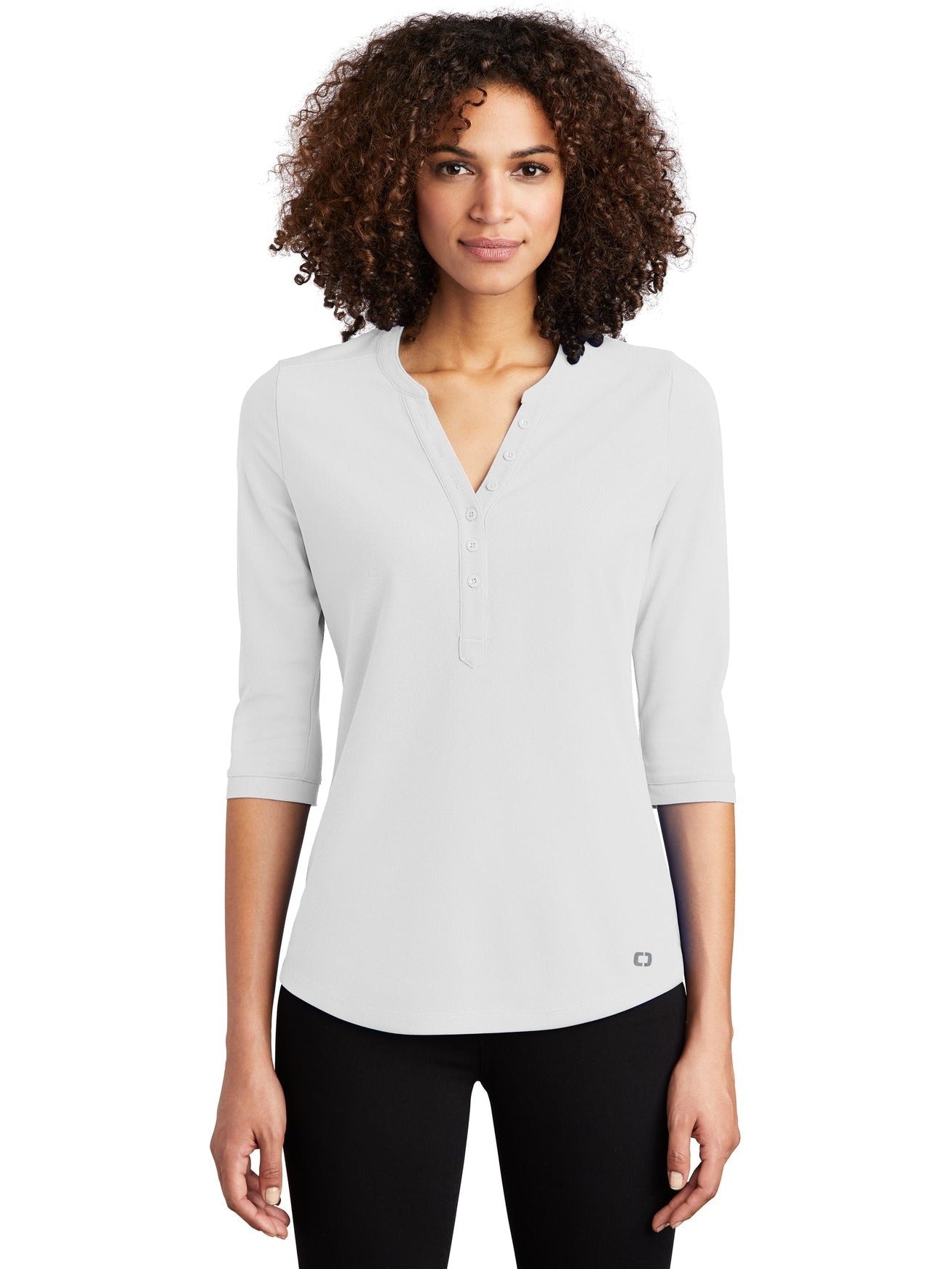 OGIO Ladies Jewel Henley