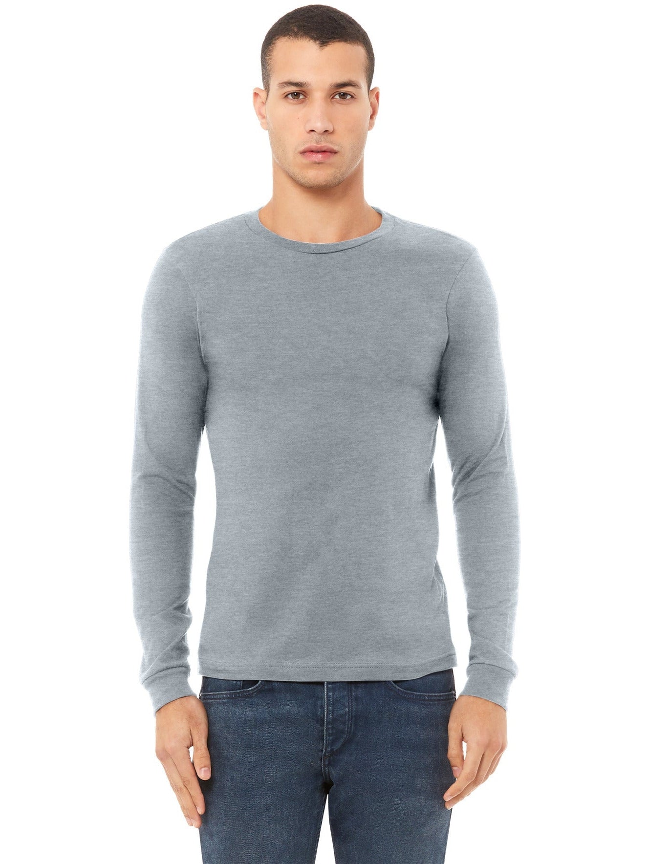 Bella+Canvas Unisex Heather CVC Long Sleeve Tee