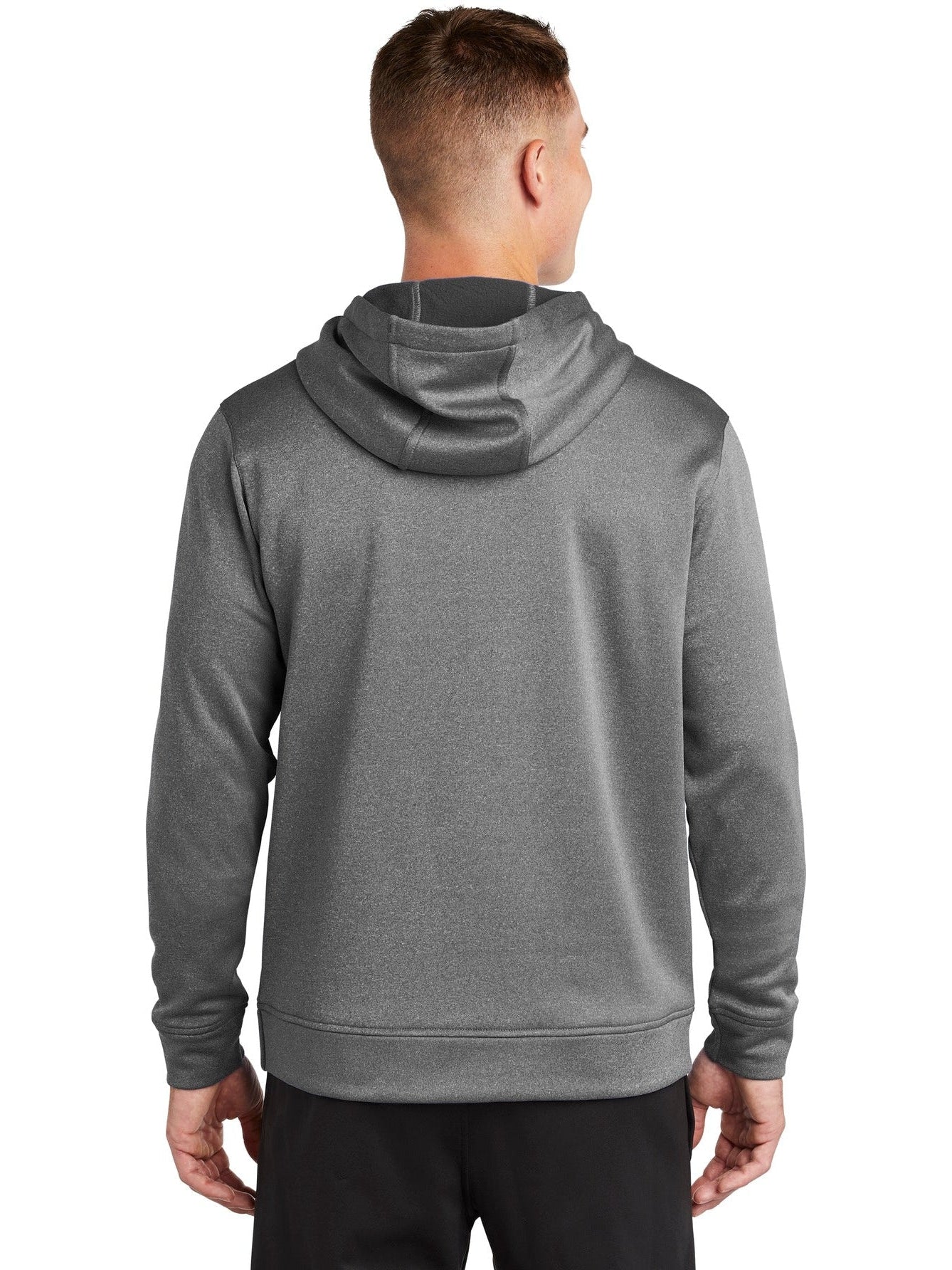 Sport-Tek Posicharge Sport-Wick Heather Fleece Hooded Pullover