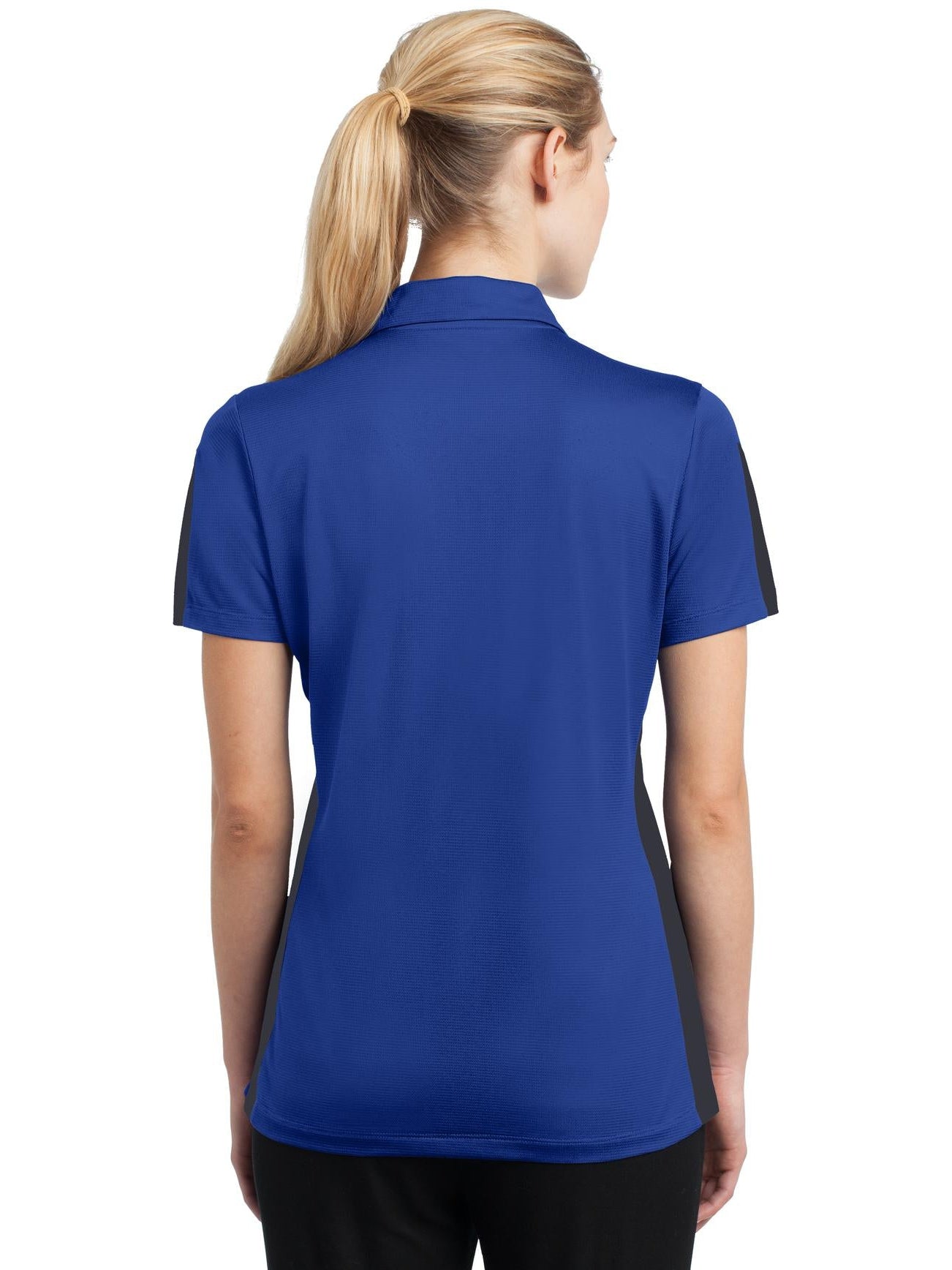 Sport-TekLadies PosiChargeActive Textured Colorblock Polo