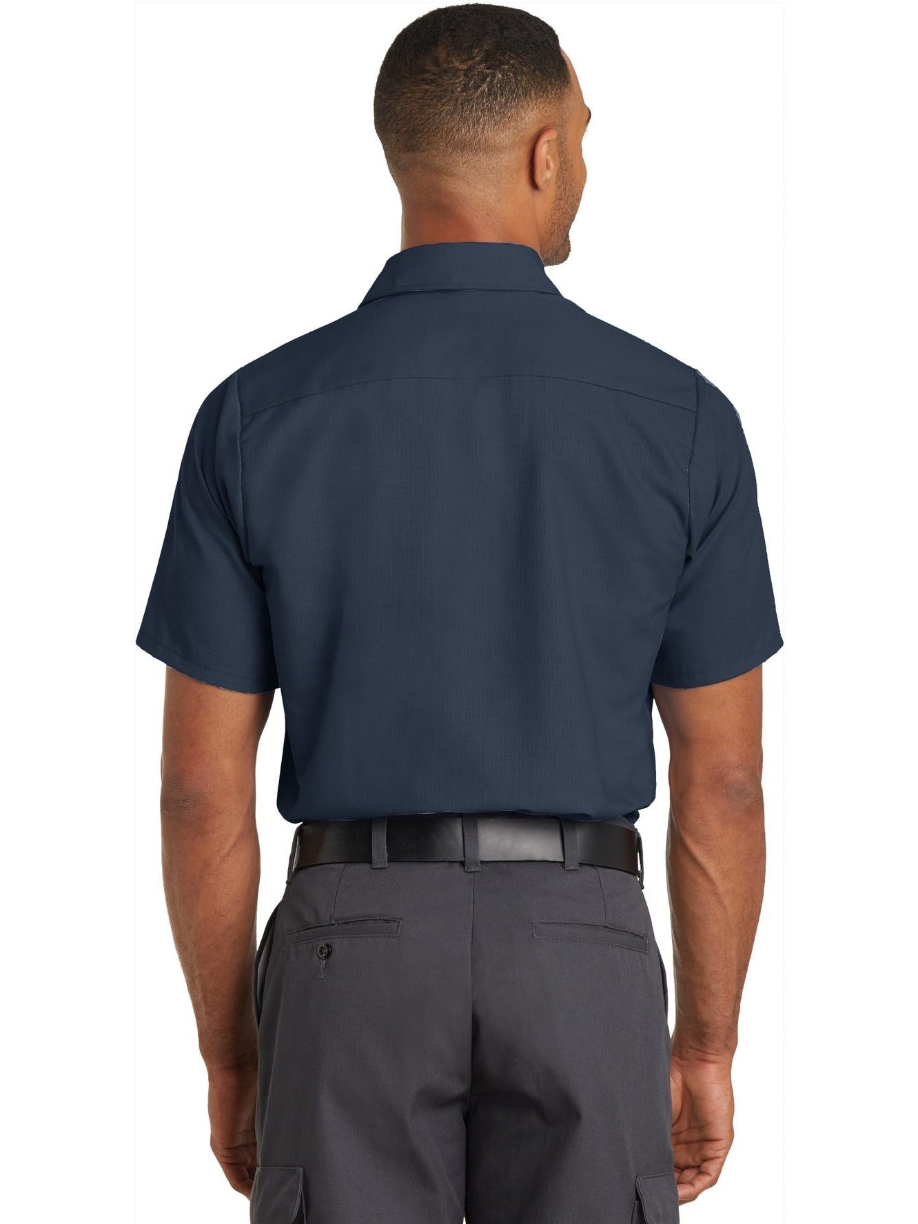 Red KapShort Sleeve Solid Ripstop Shirt