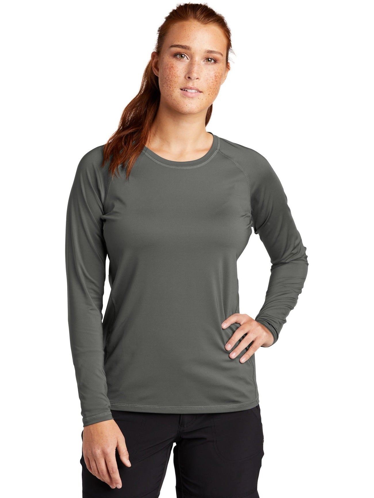 Sport-Tek Ladies Long Sleeve Rashguard Tee