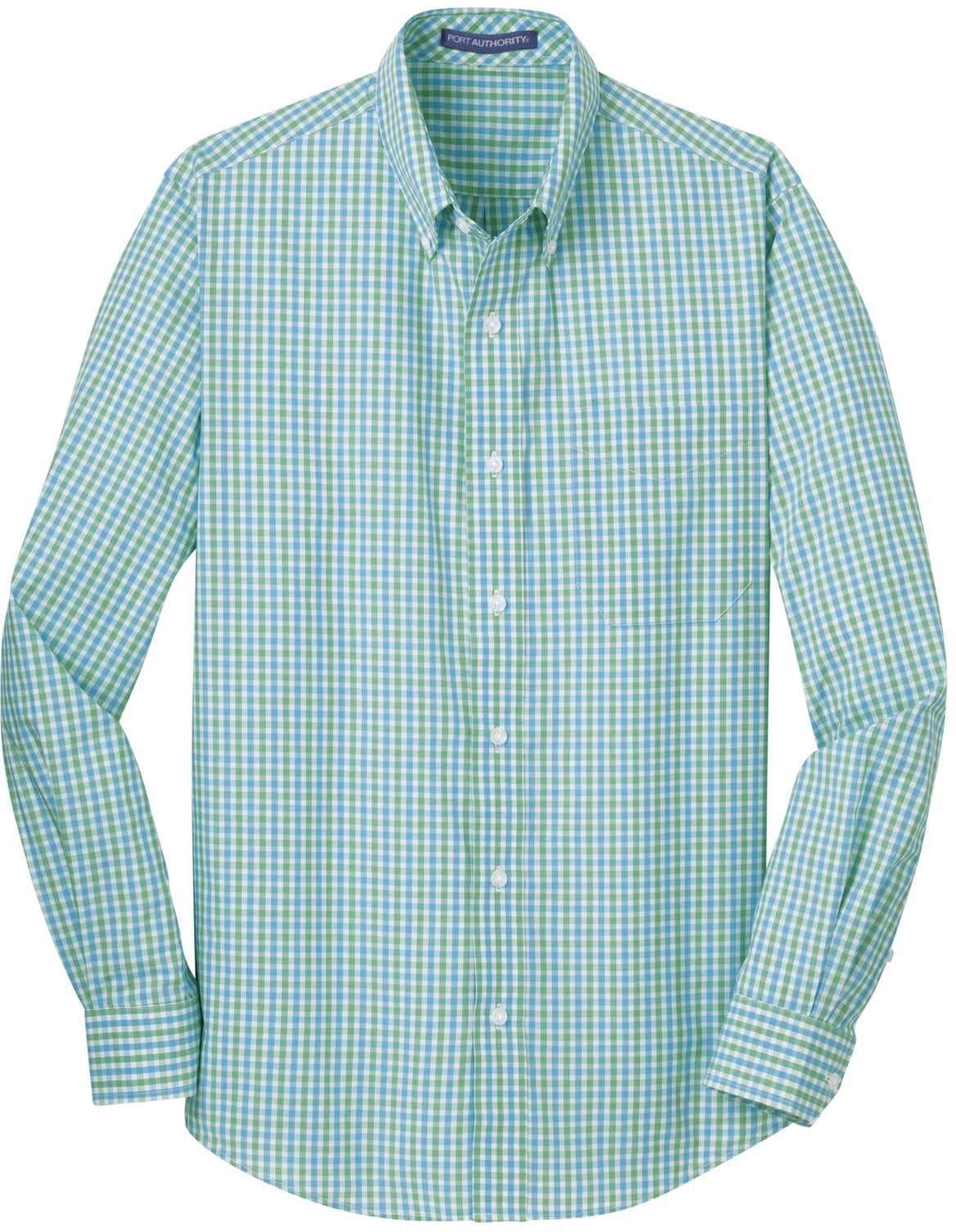 Port Authority Long Sleeve Gingham Easy Care Shirt