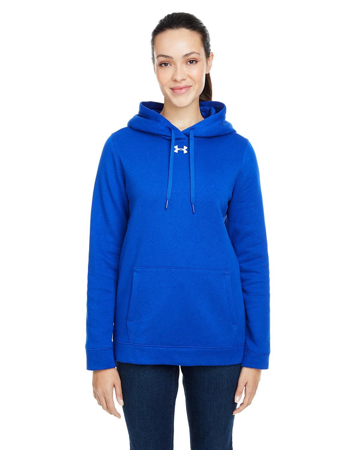 Under Armour Ladies Hustle Pullover Hooded Sweatshirt