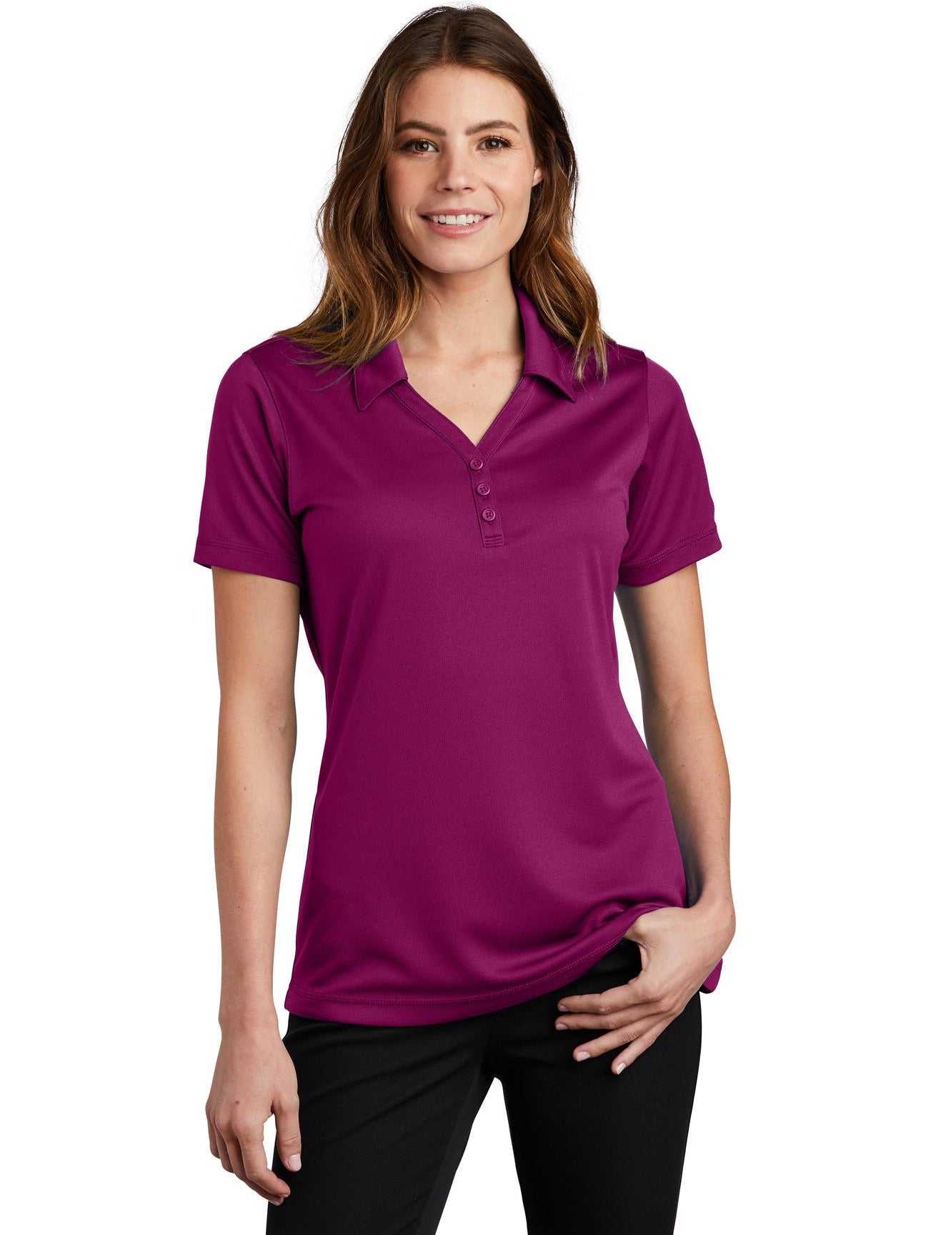 Sport-TekLadies PosiChargeMicro-Mesh Polo