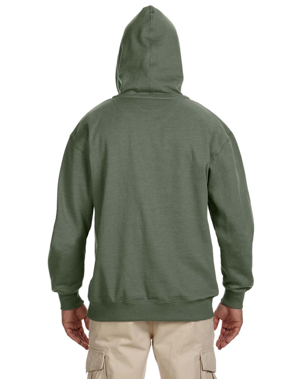 econscious 7 oz. Organic/Recycled Heathered Fleece Pullover Hood