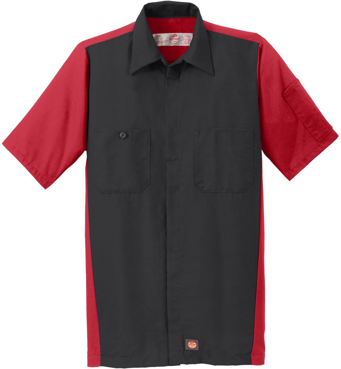 Red KapShort Sleeve Ripstop Crew Shirt