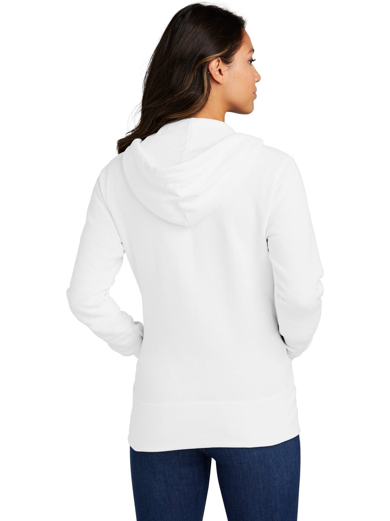 Port & Company Ladies Core Fleece Full-Zip Hooded Sweatshirt