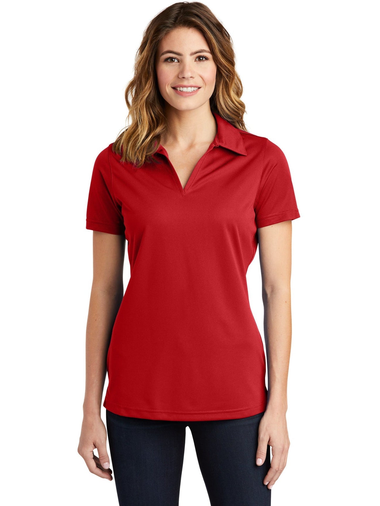 Sport-TekLadies PosiChargeActive Textured Polo