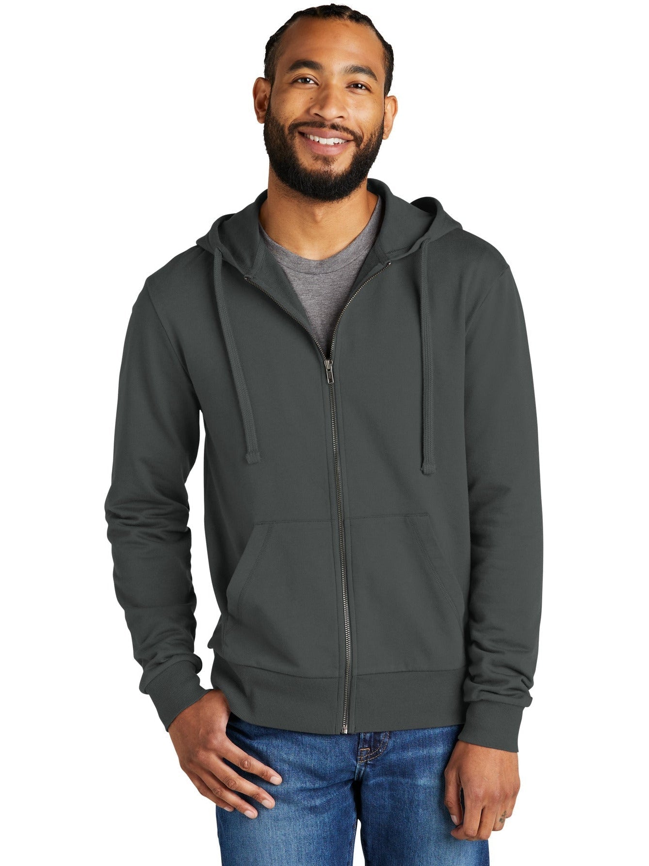 Allmade Unisex Organic French Terry Full-Zip Hoodie