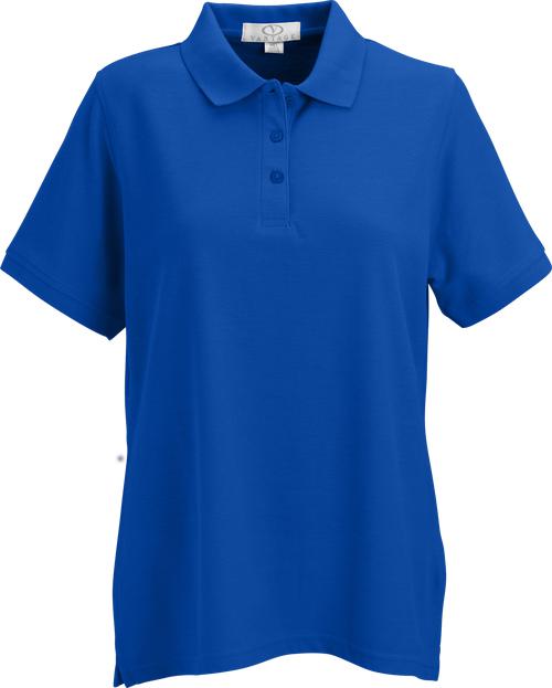 Vantage Ladies Soft-Blend Double-Tuck Pique Polo