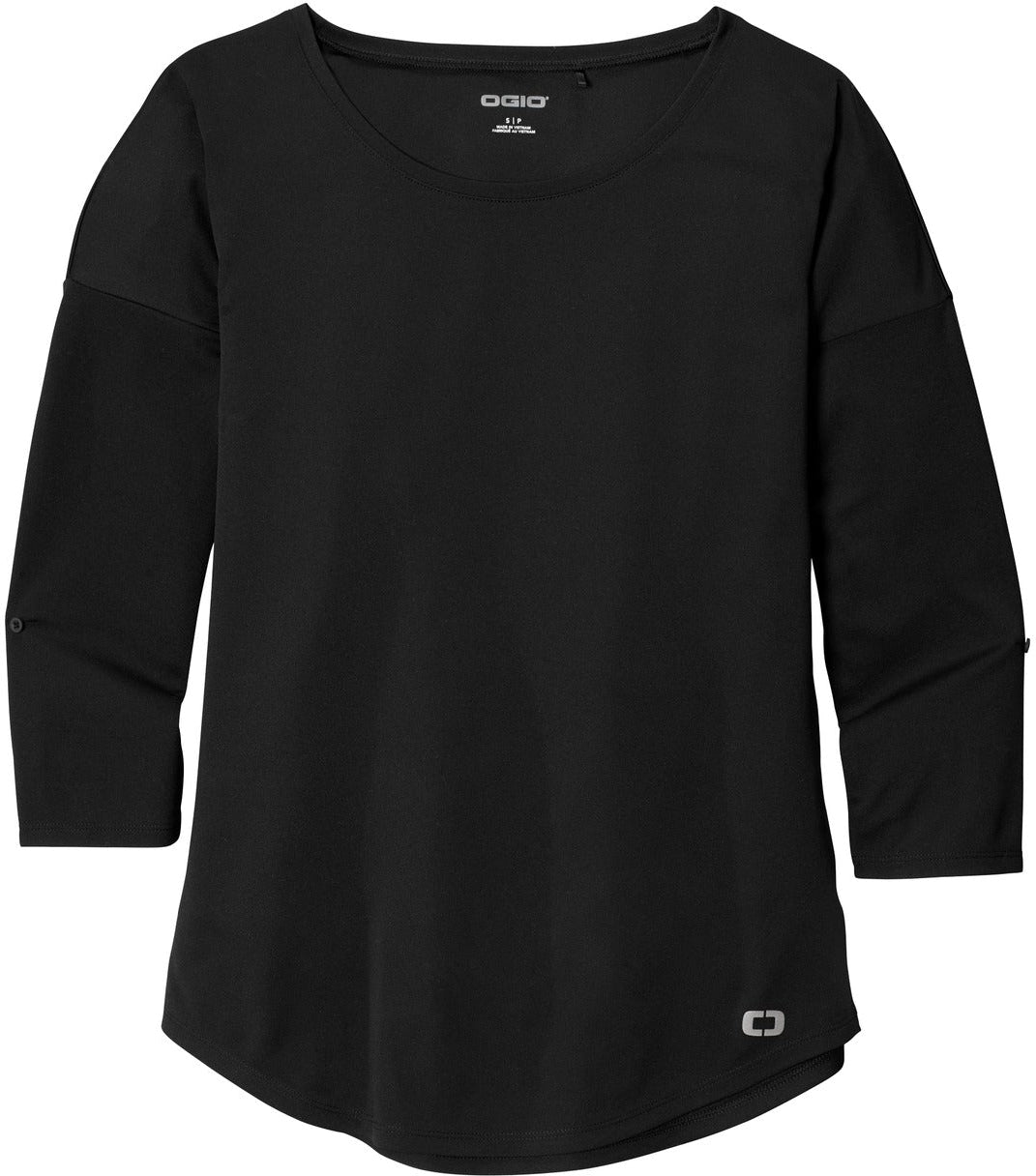 OUTLET-OGIO Ladies Gravitate Scoop 3/4-Sleeve